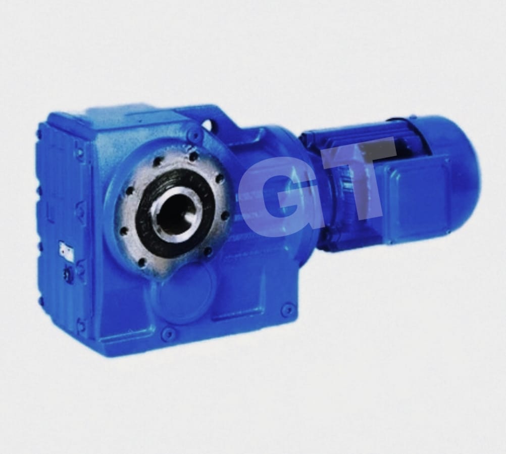 Helical - worm gearbox and worm gear motor